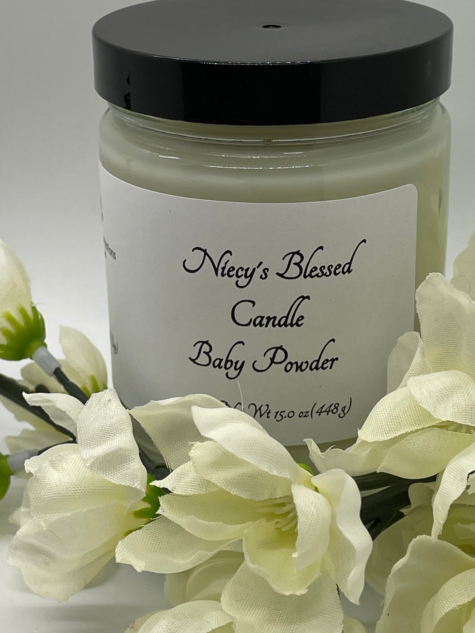 Baby Powder Candle – Niecy's Scentsations LLC.